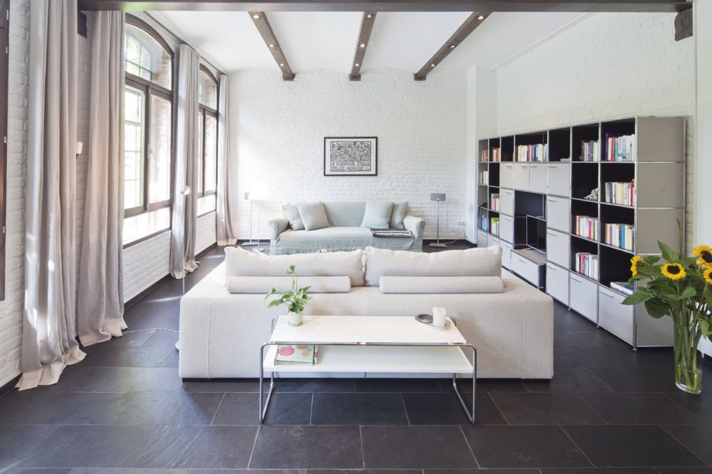 Wohnzimmer im Haupthaus, Obenrüdener Kotten, Foto: Sonja Speck